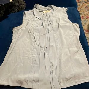 Blue silk Tory Burch blouse